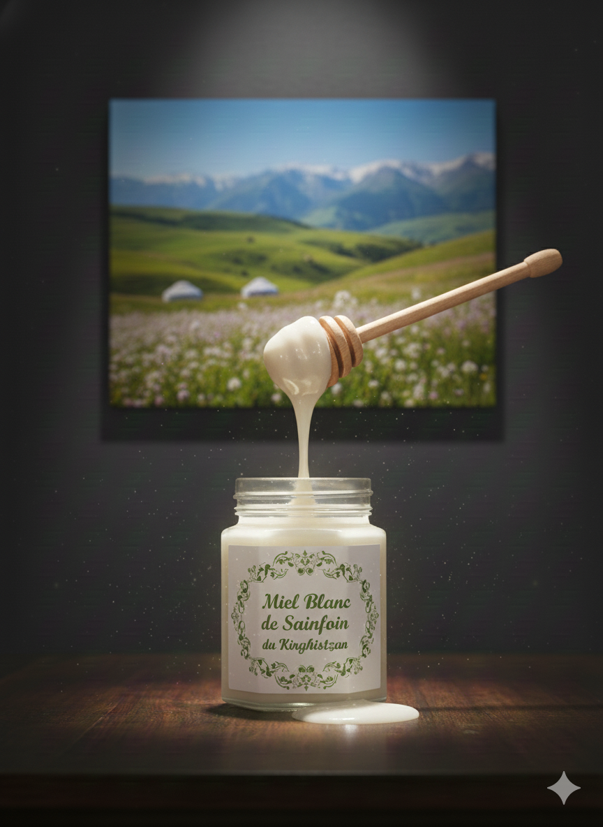 🍯Miel Blanc du Kirghizistan🇰🇬